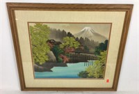 Framed Japanese Nature Art
