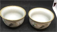 Pair of Small Light Blue Porcelain Cups