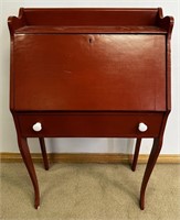 SWEET DROP FRONT MAPLE DESK IN OVER PAINT