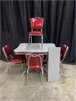 BEST MID CENTURY DINETTE TABLE WITH 4 CHAIRS