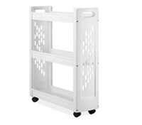 whitmore  3 Tier Laundry Cart  Slim White