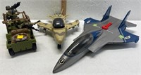 Toys mix lot- Military and 2 Fighter Jets