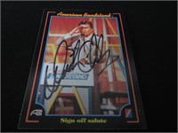 Dick Clark signed collectors card COA