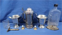 Vintage Farberware Trophy Cups, Avon Glass &