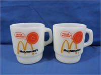 2 Vintage 1970's McDonalds Coffee Cups