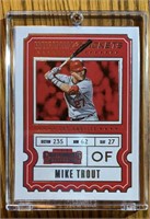 2020 Contenders Winning Ticket Mike Trout Card