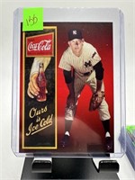 MICKEY MANTLE BASEBALL CARD FACSIMILE SIGNATURE