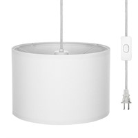 DEWENWILS Hanging Pendant Light with Plug in Cord,