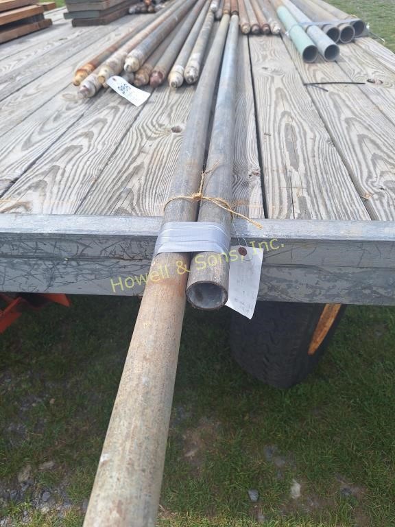 (2) 1-3/4 Galvanized Pipe 7'8" to 10' Long