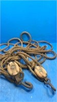 2 pulley with rope