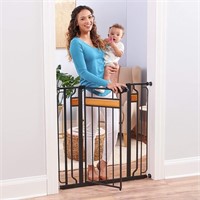 REGALO HOME ACCENTS METAL WALK TROUGH SAFETY GATE