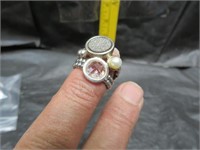 Signed Michael Dawkins 925 Thailand Ring Size 6