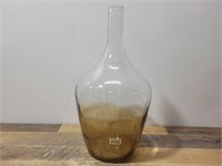 DemiJohn Gold & Clear Floor Vase