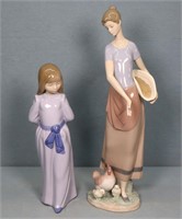 Lladro Figurines No. 6370 & 1425