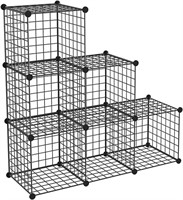 Wire Cube Storage, 6 Cubes DIY Metal Organizer