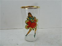 5" Tall Vintage Adult Humor Drinking Glass