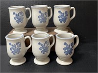 Pfaltzgraff Yorktowne - 6 coffee or tea mugs