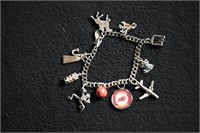 Sterling Silver Charm Bracelet