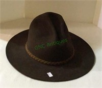 Mallory Stetson hat felt western style and size 7