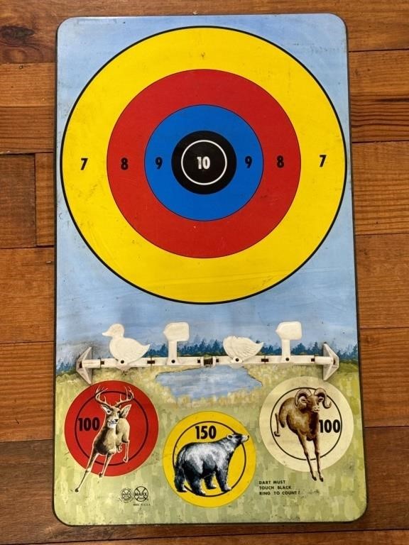 1950s MARX Tin Litho Targetland Shooting Range