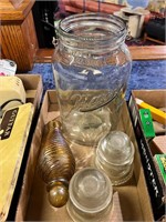Large Mason Jar & Glass Insulators
