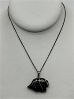 Vintage Sterling Silver Organic Figural Necklace