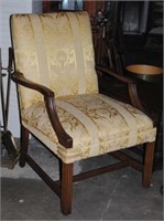 Upholstered Martha Washington Chair