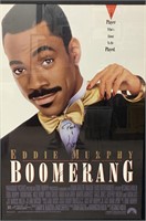 Eddie Murphy Boomerang signed poster