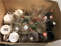 Box of Misc Coca Cola Cups & Mugs