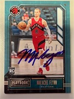 Raptors Malachi Flynn Signed Card with COA