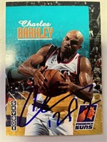 Suns Charles Barkley Signed Card with COA