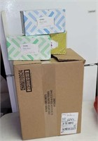 12 boxes tissues.