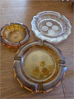 Coin Dot Glass Ashtrays