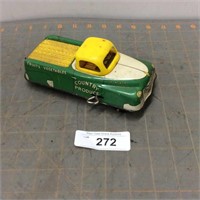 Tin wind-up Country Product truck