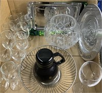 Wine Glasses , Trays , Glass Bowl