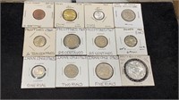 (12) World / Foreign Coins including South Korea,