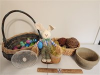 Baskets, Bunny, & Planter