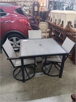BETTER HOME AND GARDEN PATIO TABLE AND 3 CHAIRS