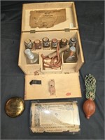 Antique Pyrography Outfit NO E In Pyrography Box
