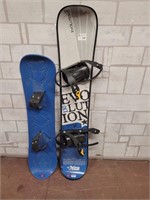 2 Kids/youth snow boards