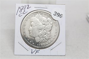 1892CC VF Morgan Dollar
