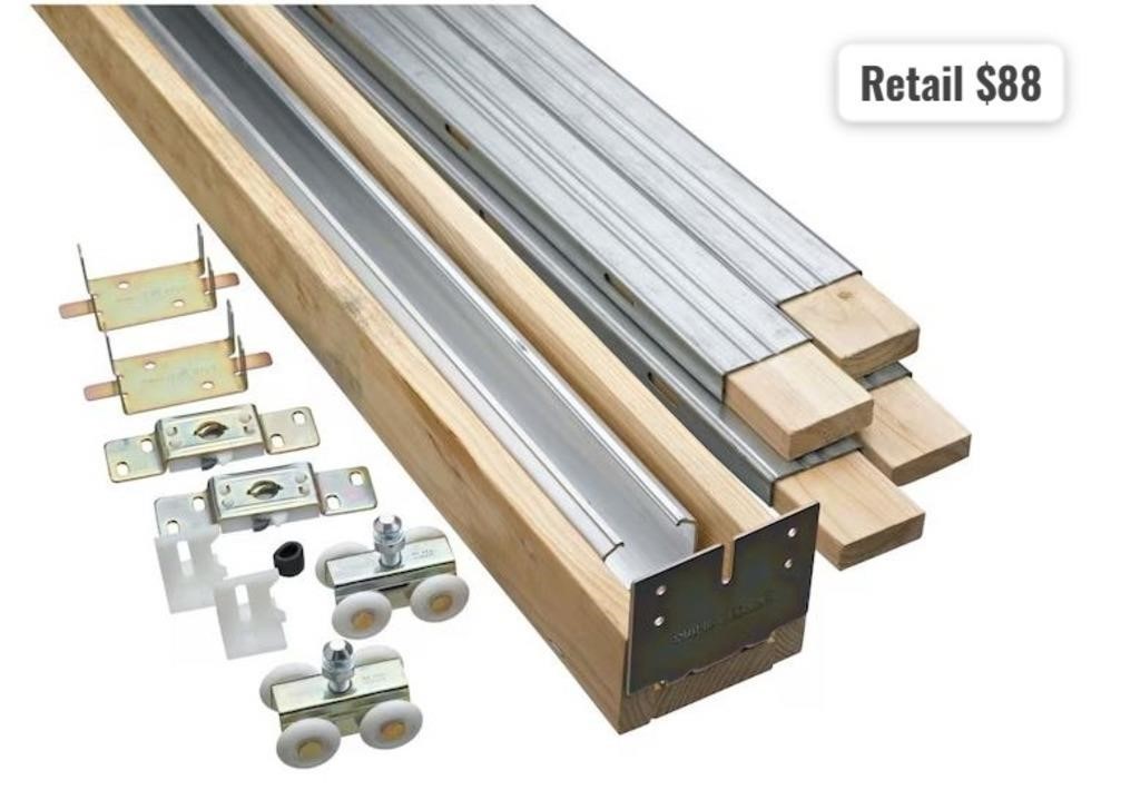 Closet Door Hardware 10 piece Kit (read info)