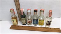 6. Vintage mini liqueur bottles * Sokol Vodka,