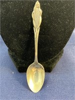 Sterling silver corn baby spoon