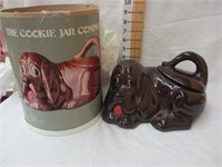 Dog cookie jar w/ box