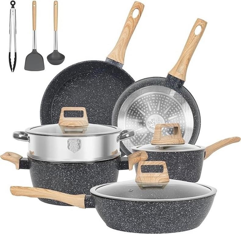 12pcs Pots And Pans Set Non Stick Kitchen Cookware