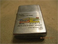 Ashley Bro's Centerville Md. Zippo Lighter