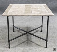 Metal & Wood Indoor / Outdoor Table