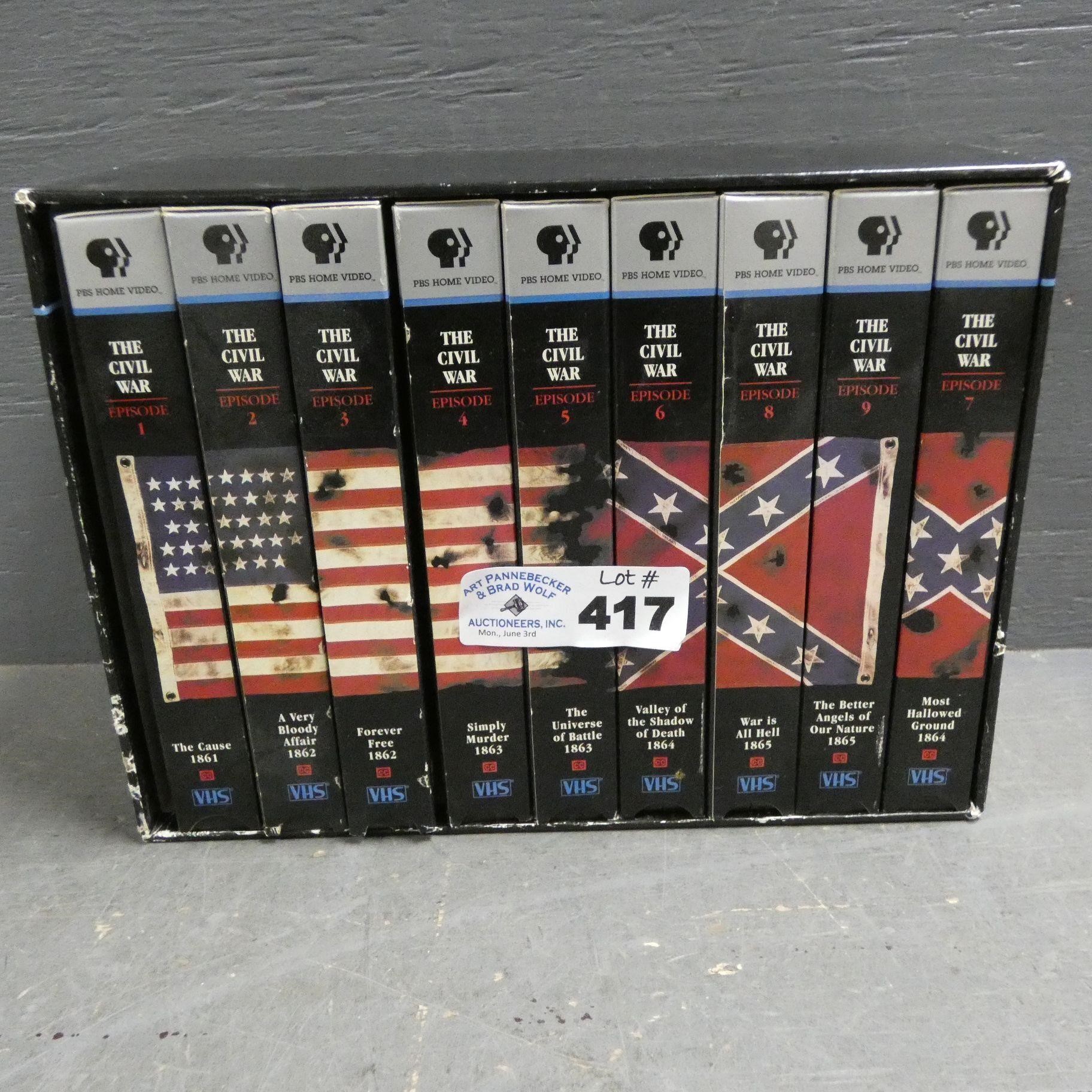 Civil War VHS Tapes