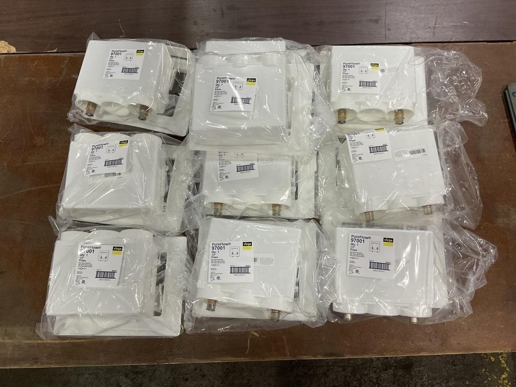 1 LOT BOX OF (10) PUREFLOW 97001 1/2IN PEX PRESS